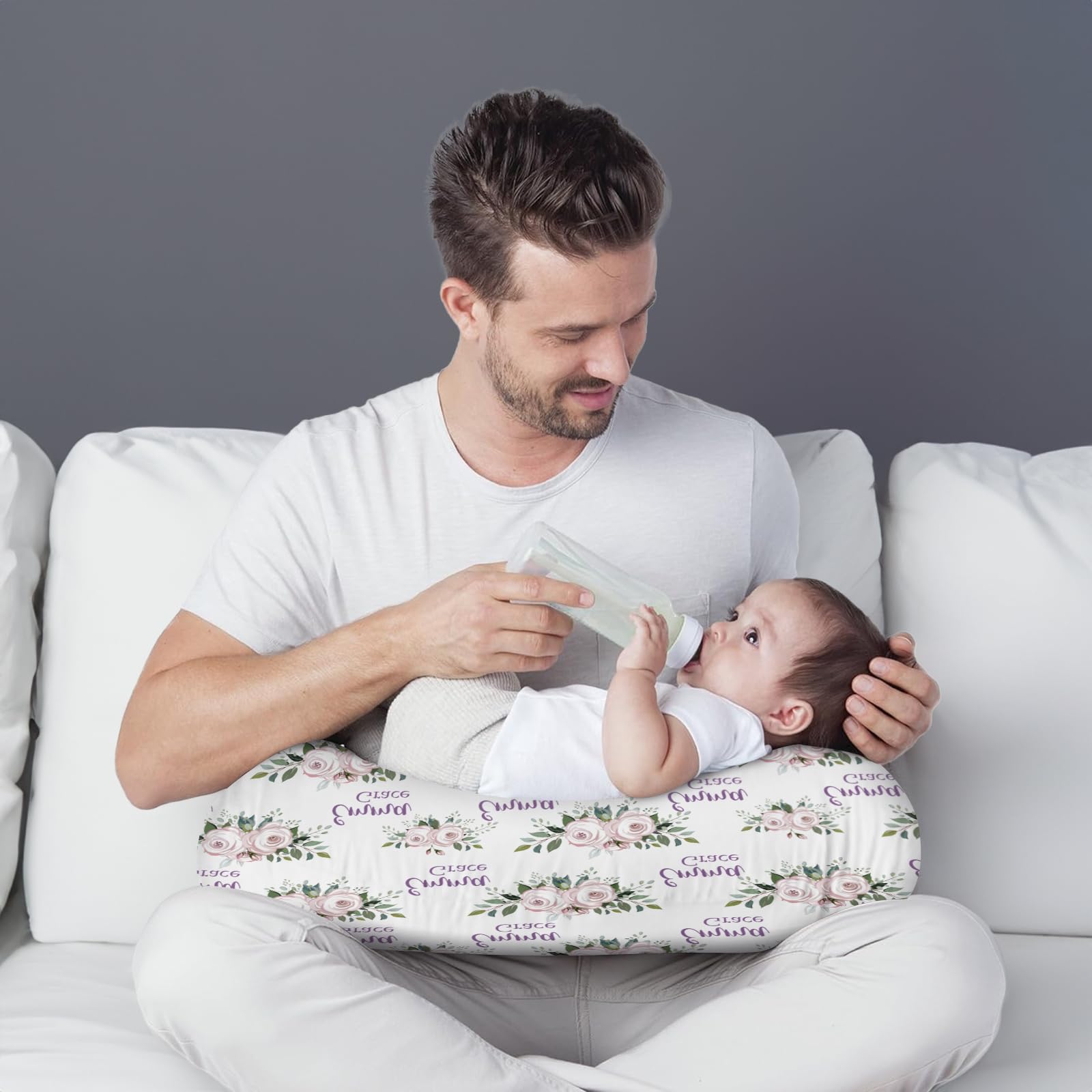 Breastfeeding Pillow Personalized Boppy Pillow Case Personalized