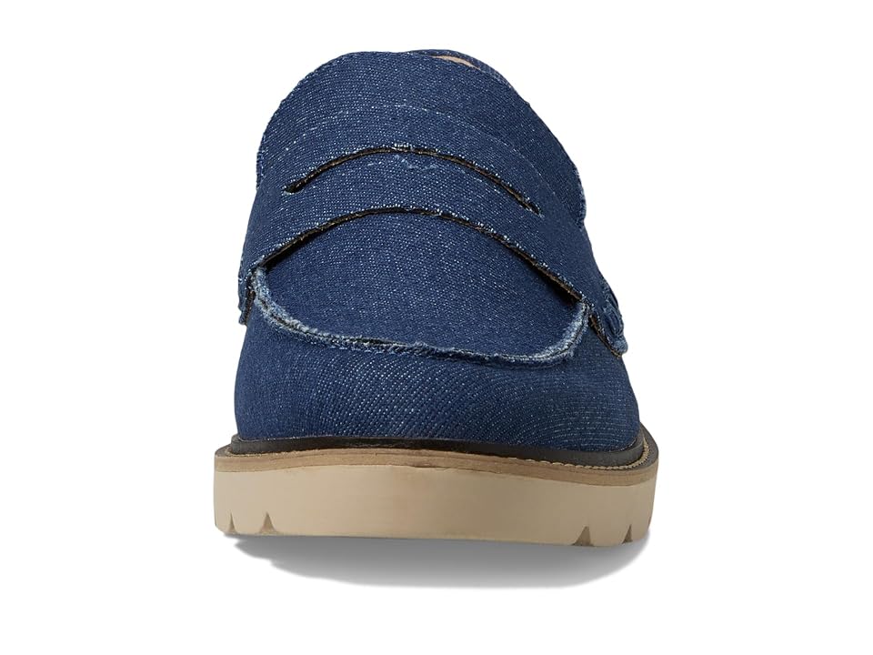 Blondo Women's Penny Waterproof Comfortable Loafer, Denim Fabric, 9.5 M - Image 4