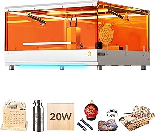 TOOCAA 20W Laser Engraver with Air Assist, Free Software, 22" x 22" Bed Size