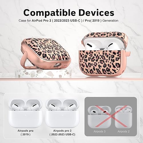 Miniatura 9 de Maxjoy Funda compatible con AirPods de 3 generación, funda transparente de tercera generación con llavero protector duro de 3 generación diseñada