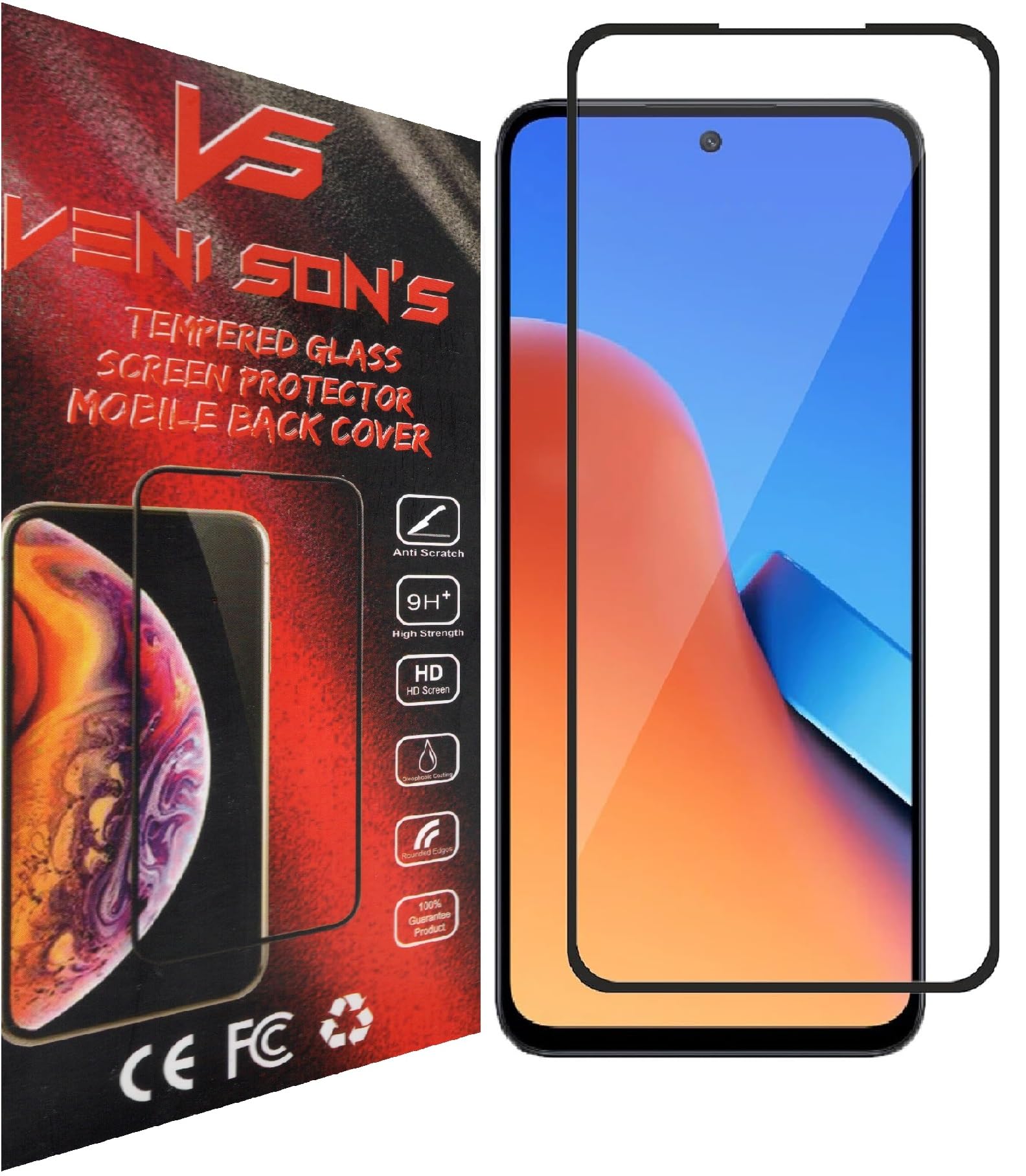 VENI SONS Scratch Resistant Edge to Edge Tempered Glass Screen Protector Compatible With Infinix Hot 11S, Hot 20S (B0CNRWL6BF) Amazon Price History, Amazon Price Tracker