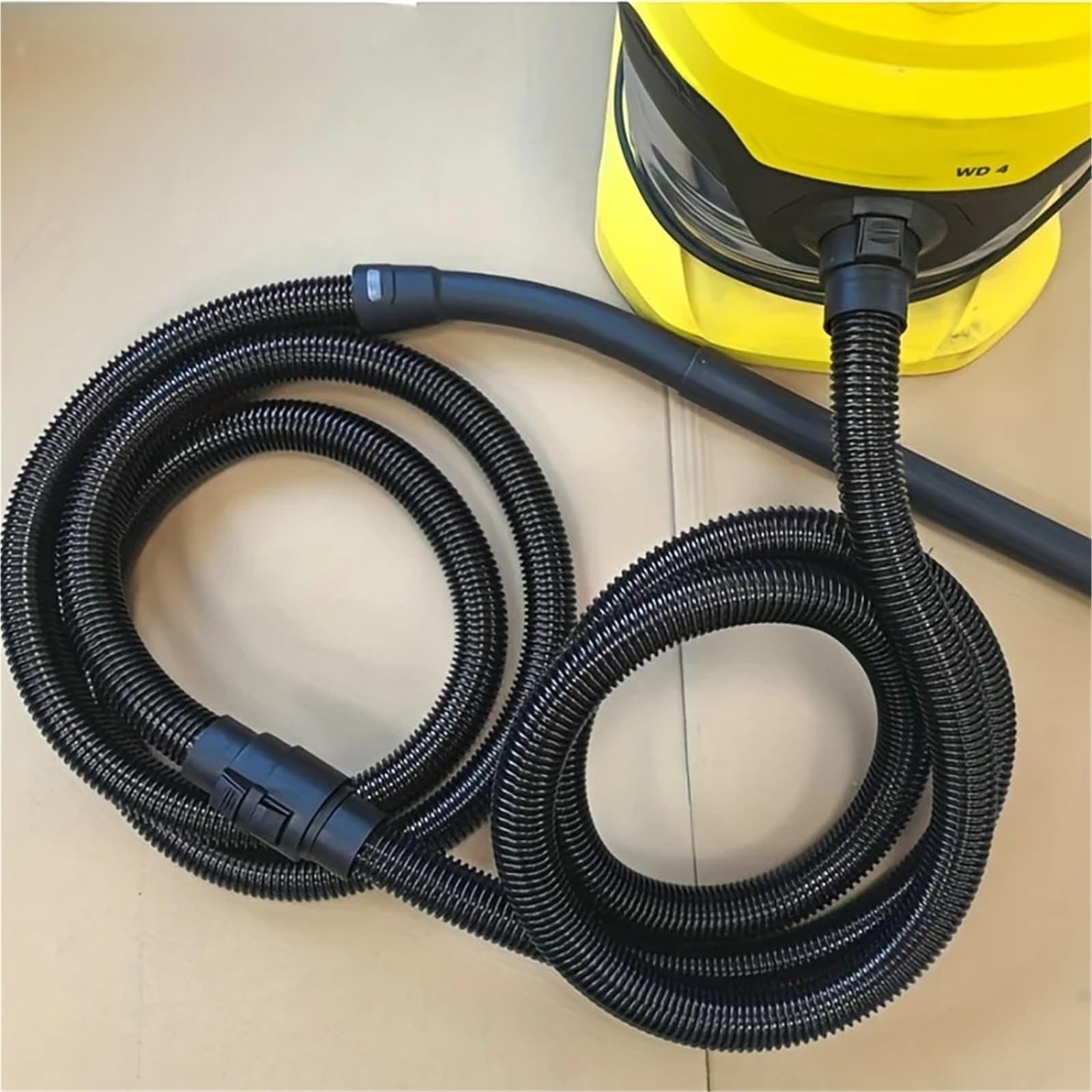 Suction Hose Pipe Compatible With Karcher WD1 WD2 WD3 WD4 WD5 WD6 | Flexible Plastic Tube For WD1 WD2 WD3 WD4 WD5 WD6 Models Cleaning(Vacuum Hose-3.5M)