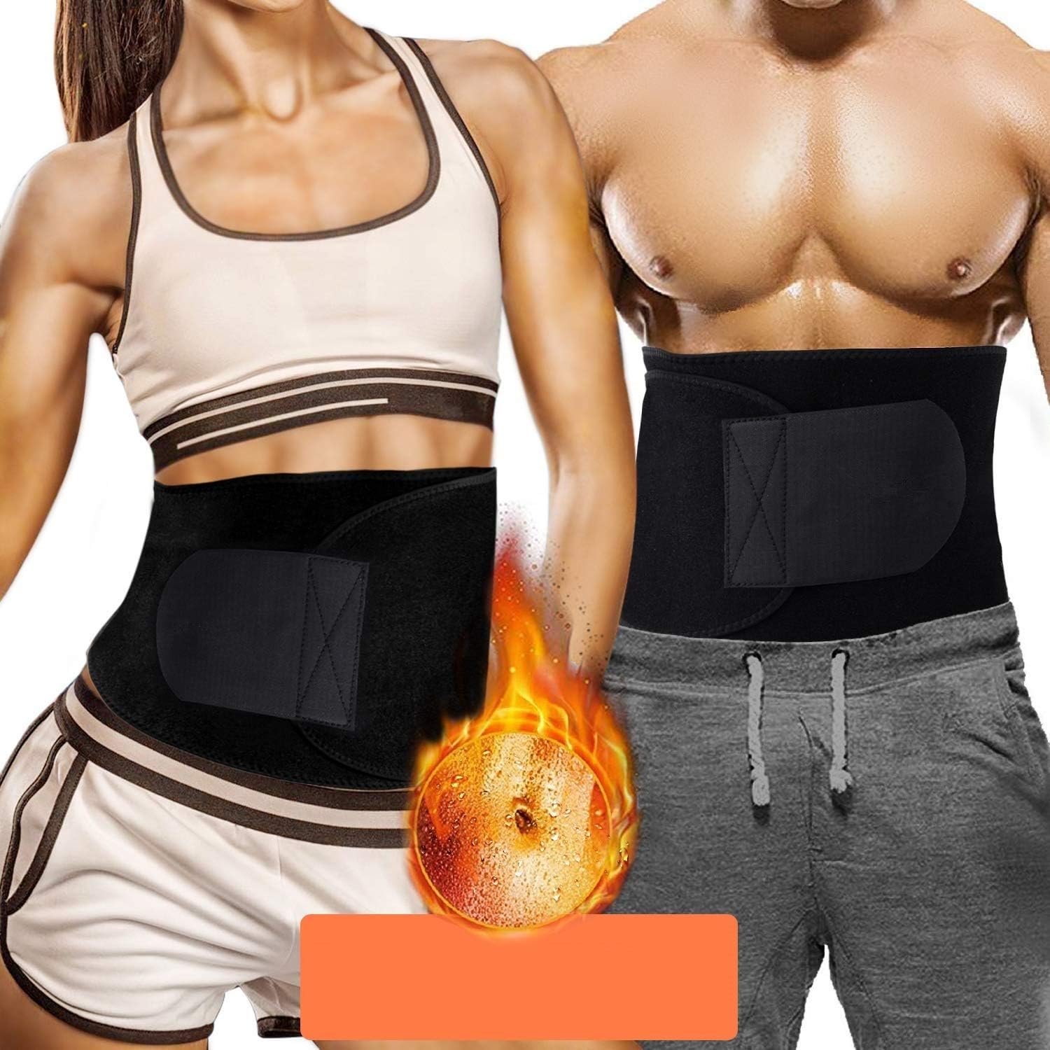 Frokht Sweat and Slimming Belt for Men and Women