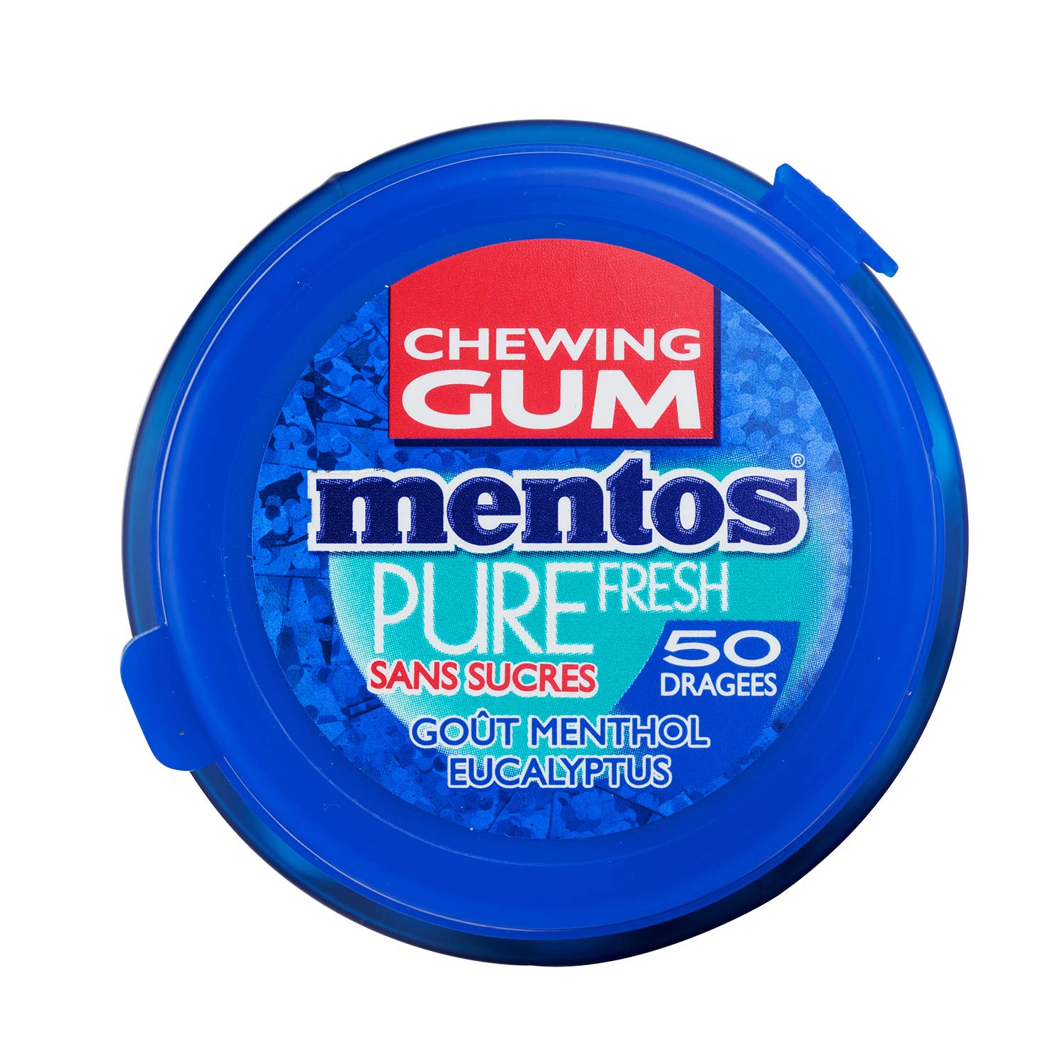 Mentos Gum Pure Fresh Menthol Eucalyptus - Pack de 4 Boîtes