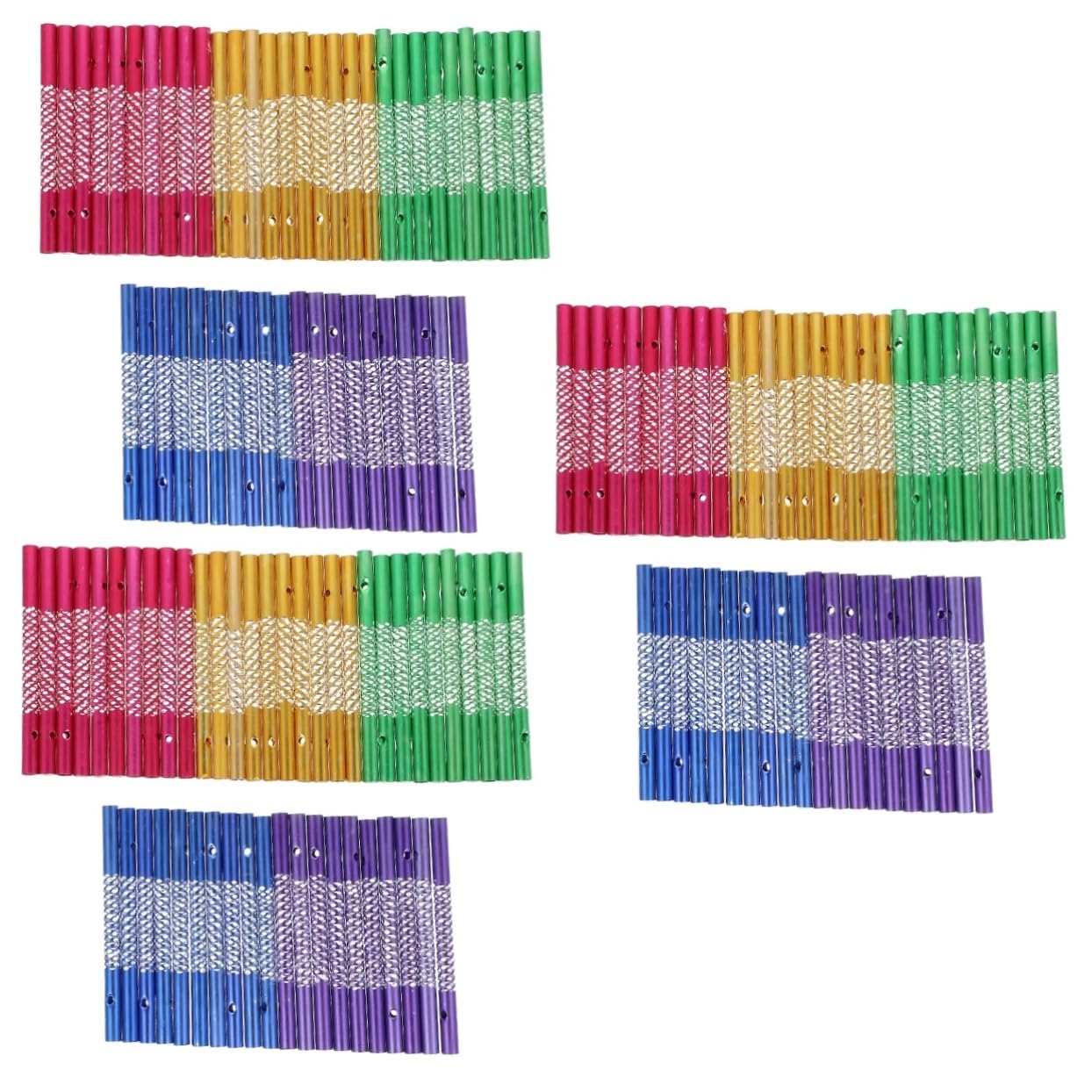 Tubes pour éoliens DIY en aluminium coloré, parfaits pour sublimer votre jardin et cour