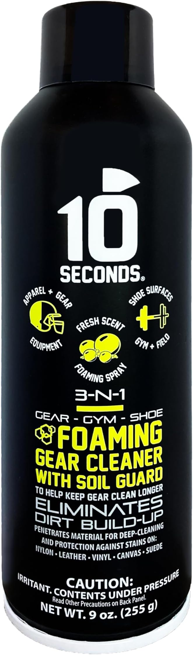 10 Seconds Foam Cleaner: Cleans sneakers, shoes, bags, sports gear and upholstery. Versatile stain remover, sneaker cleaner, shoe foam cleaner, best Ugg cleaner, best suede cleaner for shoes and boots