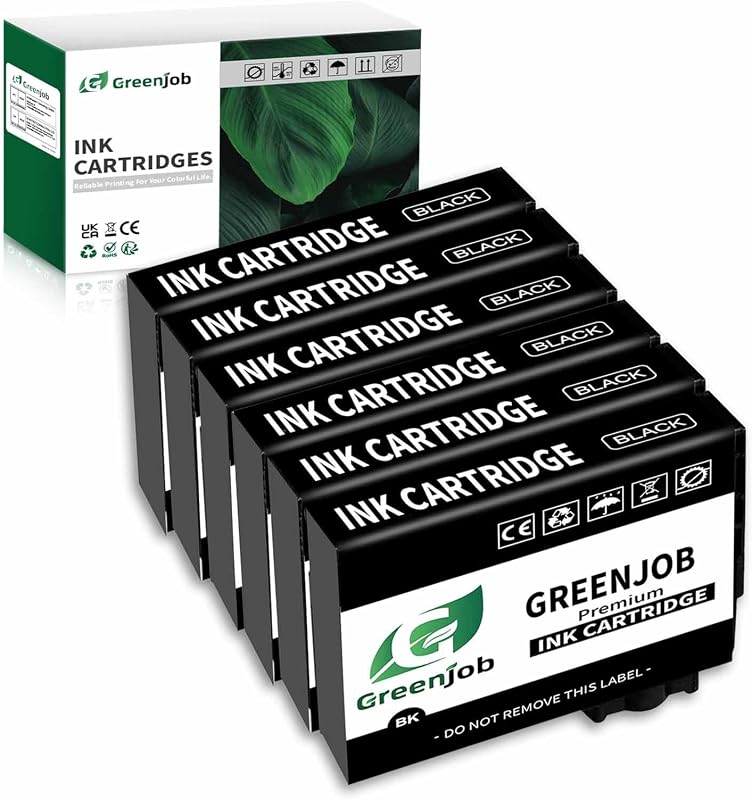 Compatible 604XL Cartucho de Tinta Compatible con Epson 604XL 604 XL Negro para Expression Home XP-2200 XP-2205 XP-3200 XP-3205 XP-4200 XP-4205, Workforce WF-2910 WF-2930 WF-2935 (6 Negro)