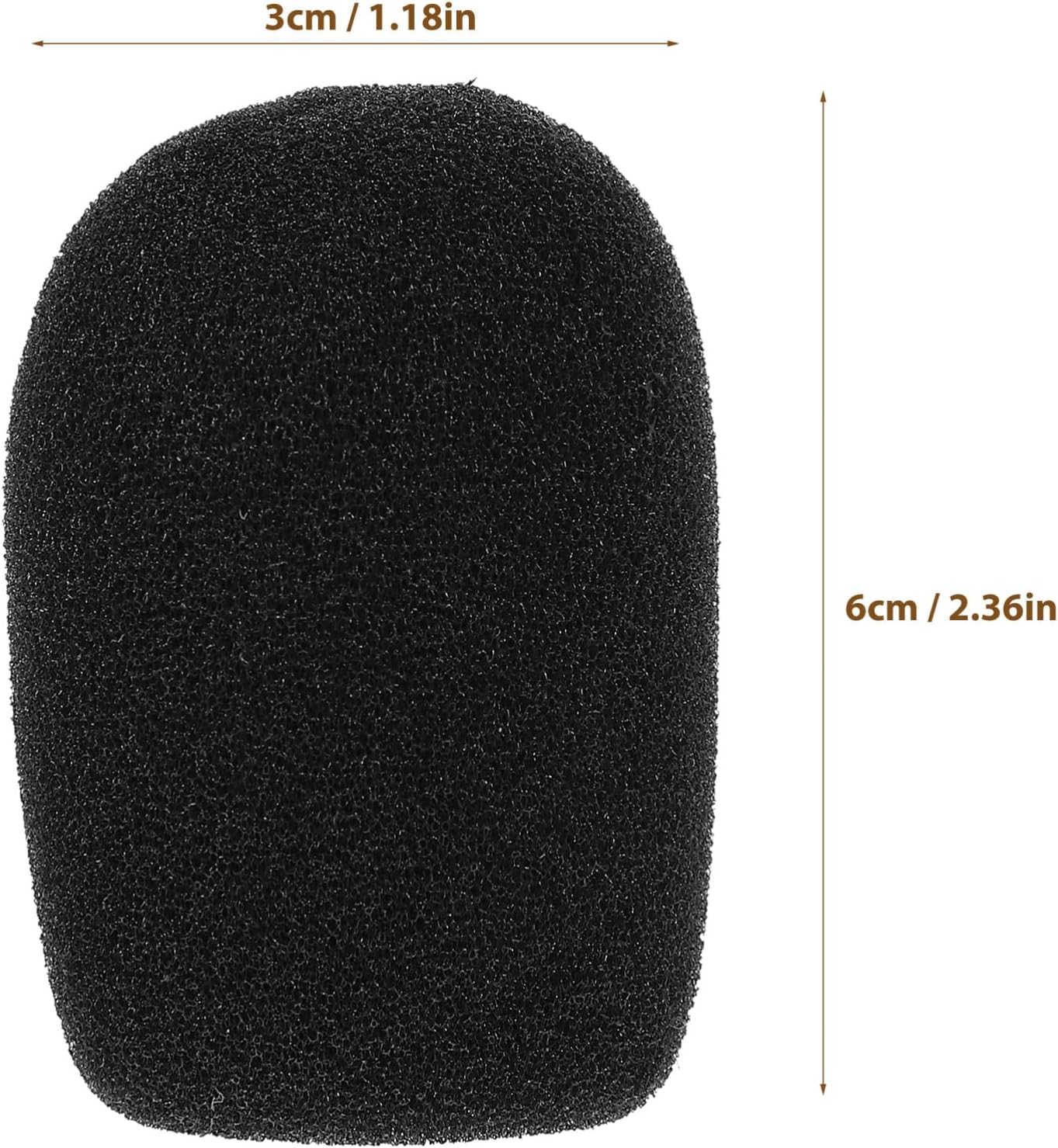 10pcs Microphone Covers Reusable Sponge Windscreen for Mic Handheld Mic Cover Windscreen Enhance Audio Quality image 2
