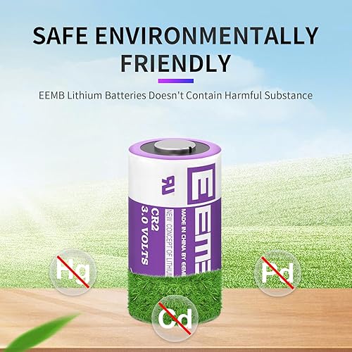 Miniatura 3 de EEMB CR2 - Paquete de 4 baterías CR2 de litio de 3 V CR15h270 de 3 voltios no recargables para Fujifilm Instax Mini, telémetro, linternas, detector