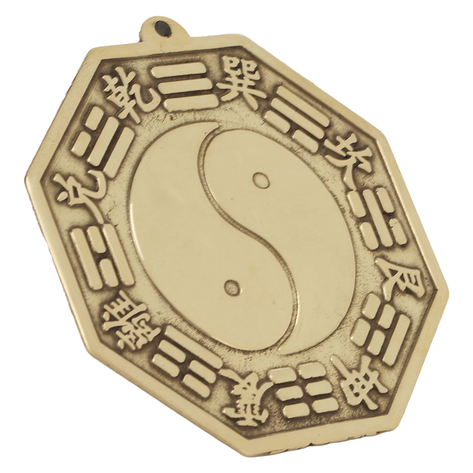 SIXRUN Specchio Bagua in Ottone, Specchio Feng Shui, Protezione da Appendere All'aperto