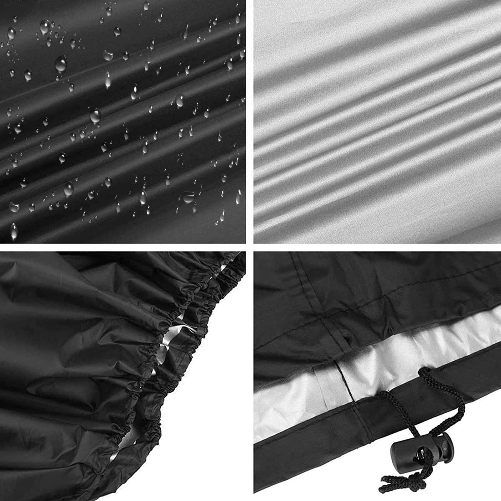 Heavy Duty 420D Oxford Doek Waterdichte Ronde Patio Meubels Cover Set 380x100cm Outdoor Tuin Tafel Stoel Covers