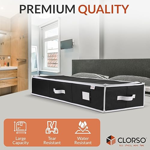 Miniatura 3 de Clorso Almacenamiento de papel de regalo, almacenamiento de papel de regalo de Navidad de 40 x 14 x 6 pulgadas, gran organizador de envoltura de