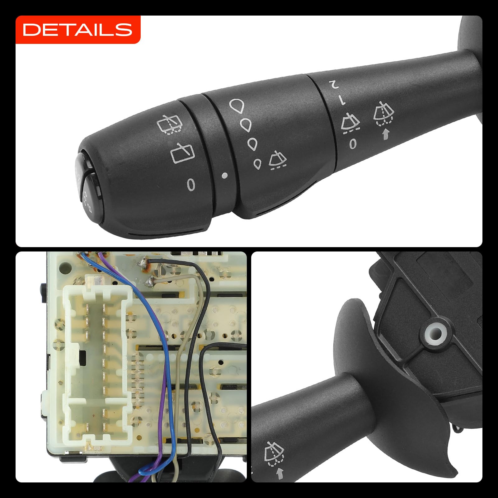 Frankberg Interruttori combinati Interruttori sul piantone dello sterzo 13-Poli Compatibile con C.a.p.t.u.r I H5 J5 Clio IV BH Twingo III BCA BCM Clio IV Grandtour KH Trafic III Bus JG 8201168013