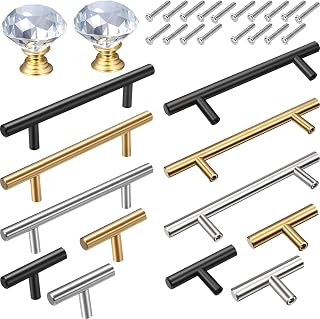 Ripeng 14 Pcs Handles for Resin Tray Molds Stainless Steel Tray Handles Hardware with Screw Sets Diamond Knobs for Cabinet Drawer Door Serving Board Pulls for Resin Crafts DIY Making