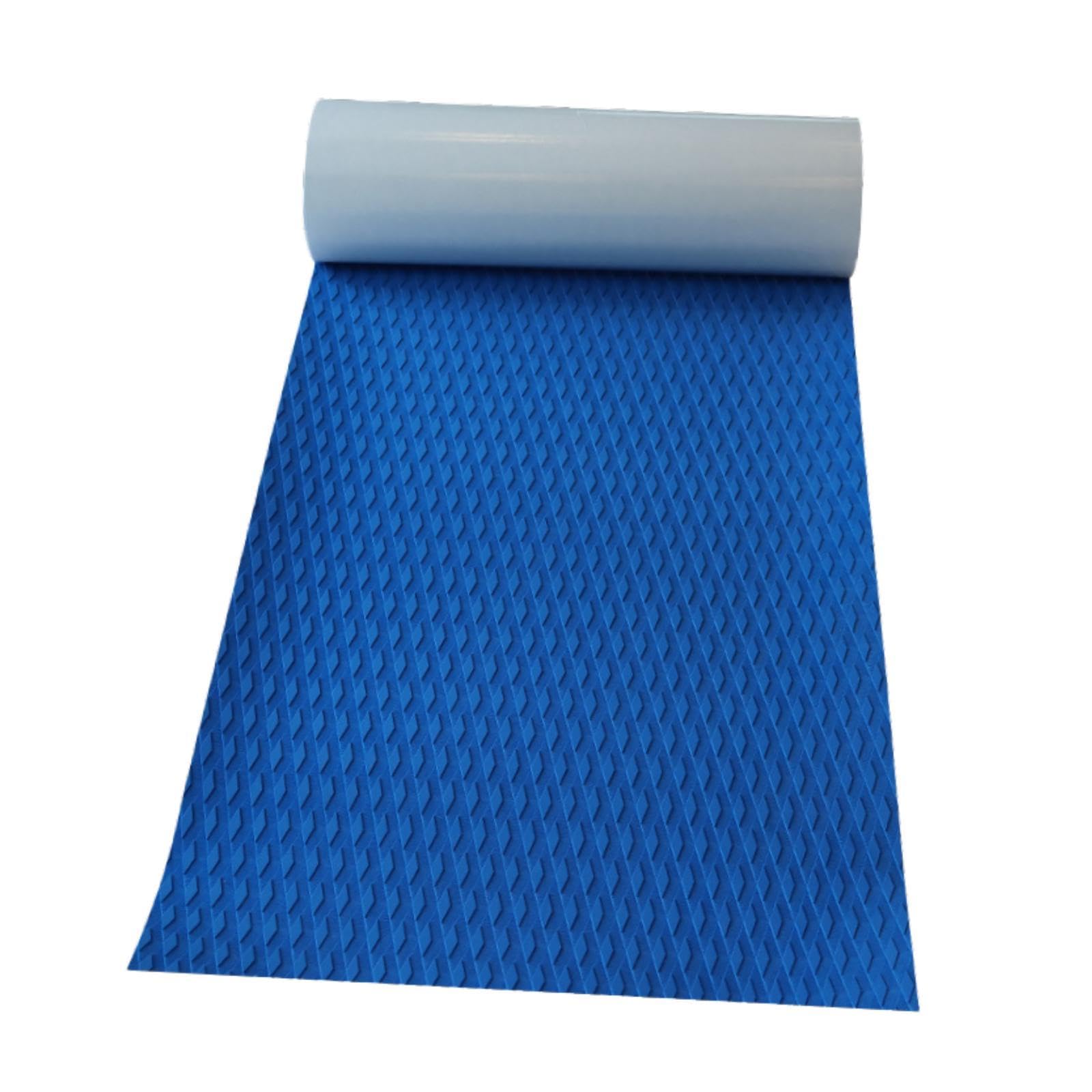 Colaxi Surfboard Traction Pad Boat Decking Sheet Anti Slip Boat Floor Mat Deck Pad Grip for Longboard Kayak Swimming Pool Step Canoe, Blue