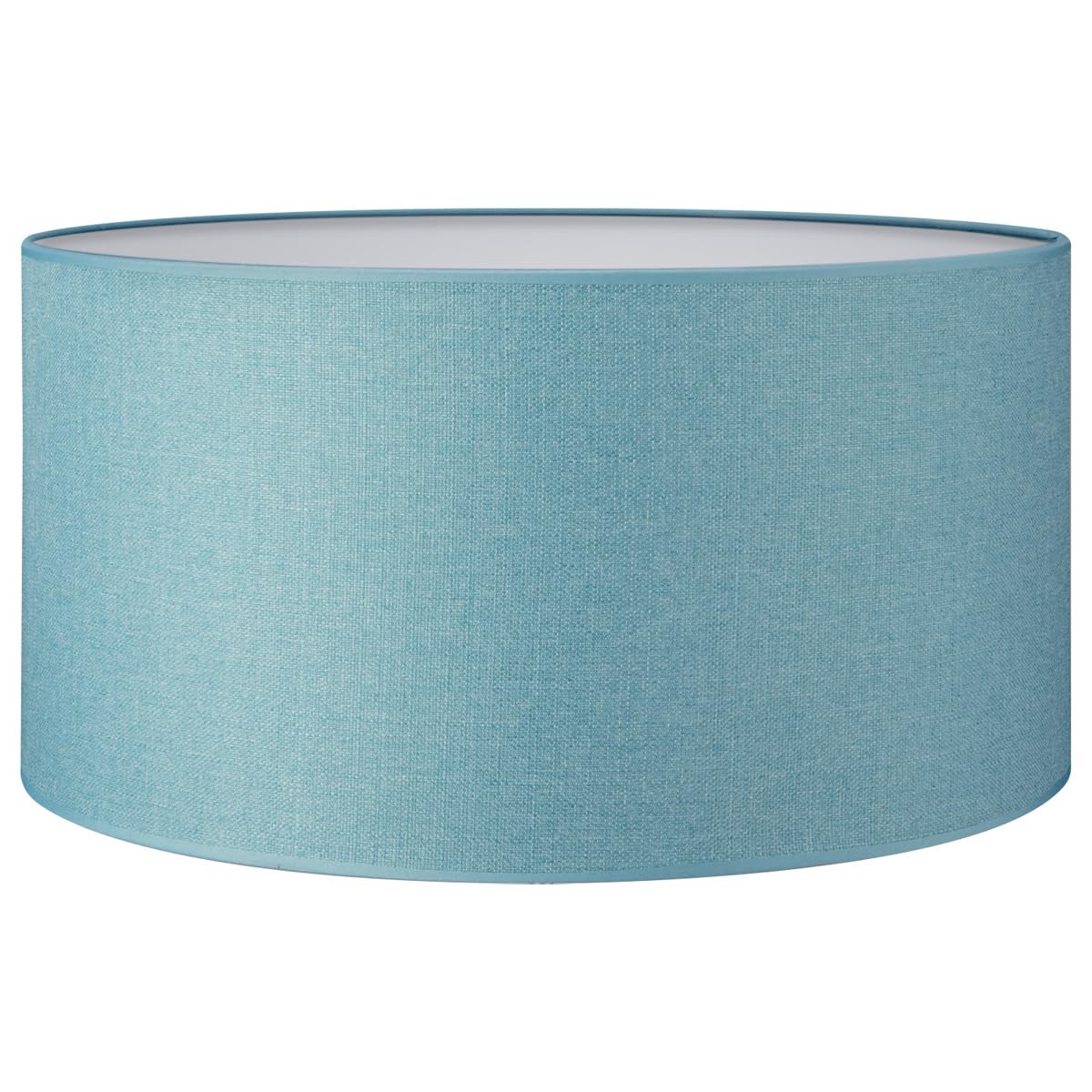 home sweet home collection rund Canvas Stofflampenschirm Textilschirm Baumwolleschirm Für E27 Fassung Durchmesser 50cm Höhe 25cm Blau Für alle Innenraumen IP20 Ohne Leuchtmittel F504550-14