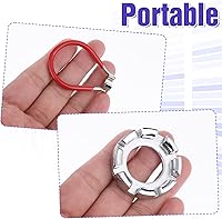 Vista 4 de 7 llaves de radios de bicicleta, herramienta de llave dinamométrica de radios de acero para llantas de bicicleta, kit correcto de llanta