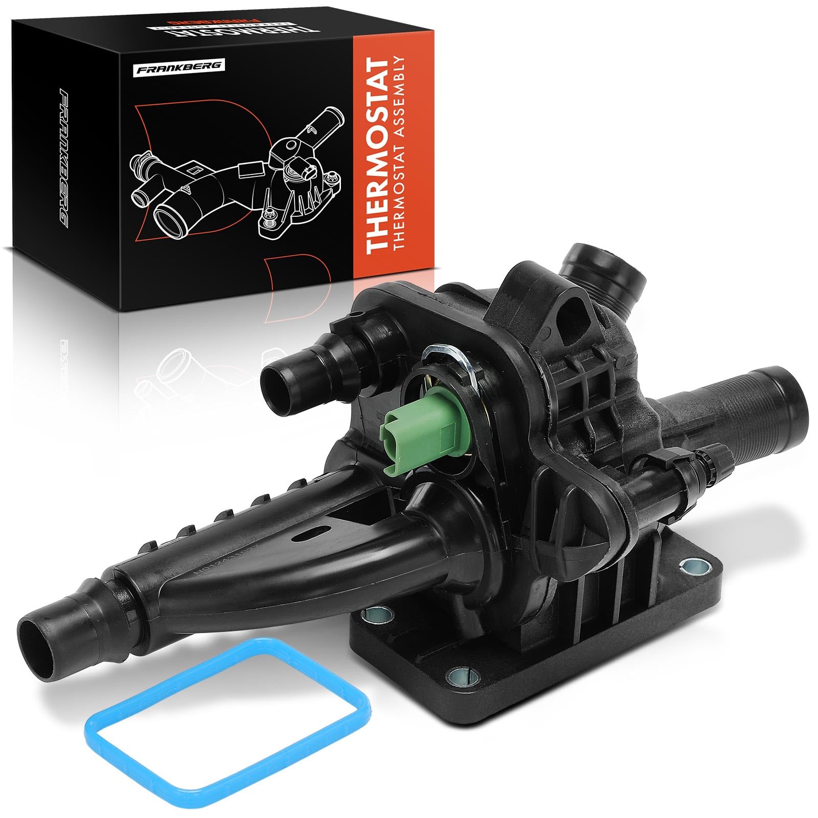 Frankberg Termostato 9684588980 | Compatible con: VF7 nervioso, C4 II NC, DS5, 308 II L3 LB LH LP LW, 2008 I CU, Caja Scudo 270 272, C5 III Ruptura RW