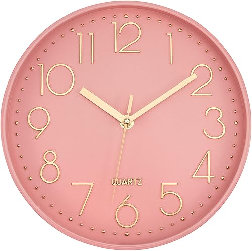Lumuasky Reloj de pared moderno, silencioso sin tictac, moderno, reloj decorativo para sala de estar, dormitorio, cocina, oficina, escuela, aula
