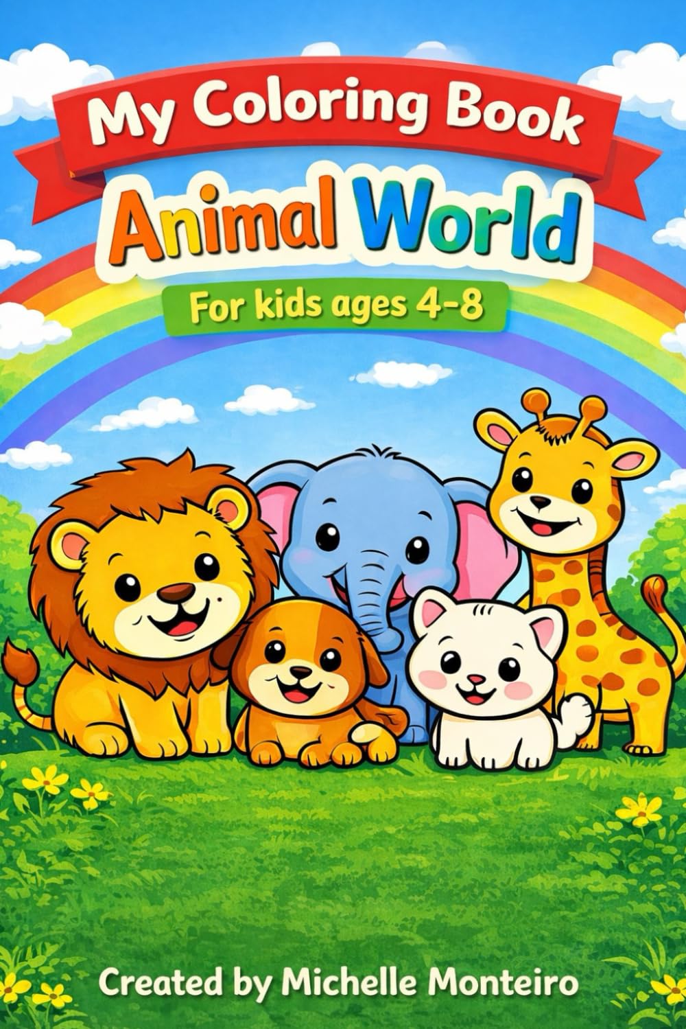 Animal World: My Coloring Book