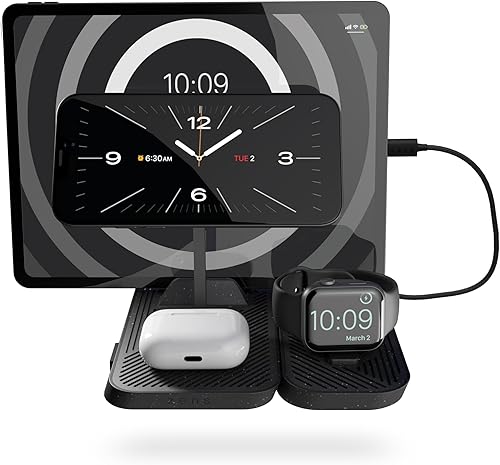 Miniatura 5 de ZENS MagSafe - Estación de carga modular 4 en 1 para iPhone, AirPods, Apple Watch y iPad, compatible con el modo de espera iOS 17, adaptador de