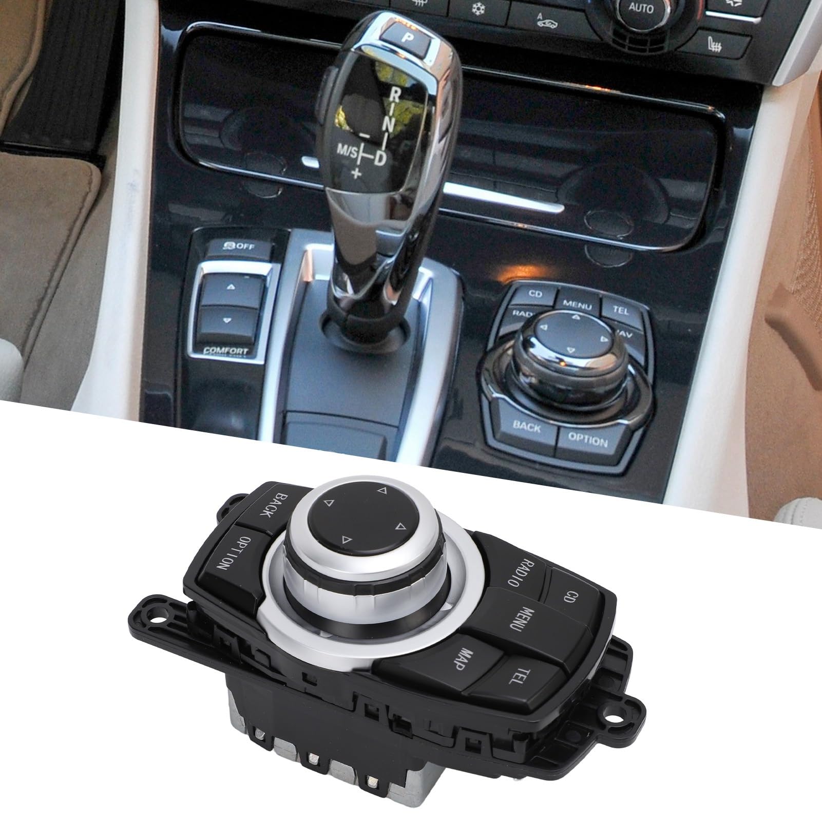 Fabater 10pin Mult Switch Controller Joystick -sostituzione a Lungo Durata per F07 F10 F01 F02, Plug -and Play Multi Media Handtabout per Serie 5 e 7, Design Ergonomico Guida