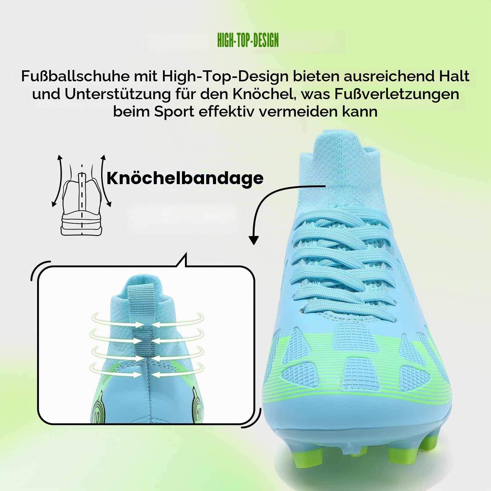 Fußballschuhe Kinder Jungen Mädchen Sportliche Outdoor Fußballschuhe