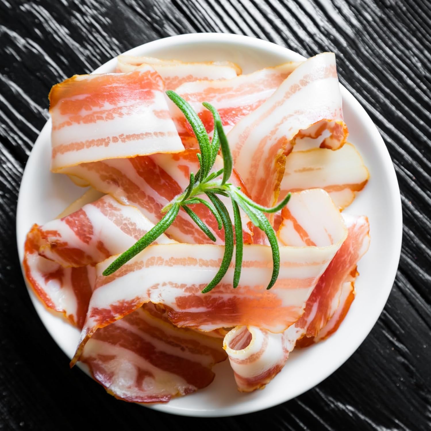 BAVAREGOLA Pancetta aus Südtirol - 350g - Original Speck aus Italien - Bauchspeck geräuchert & luftgetrocknet am Stück - Südtiroler Speck Spezialität