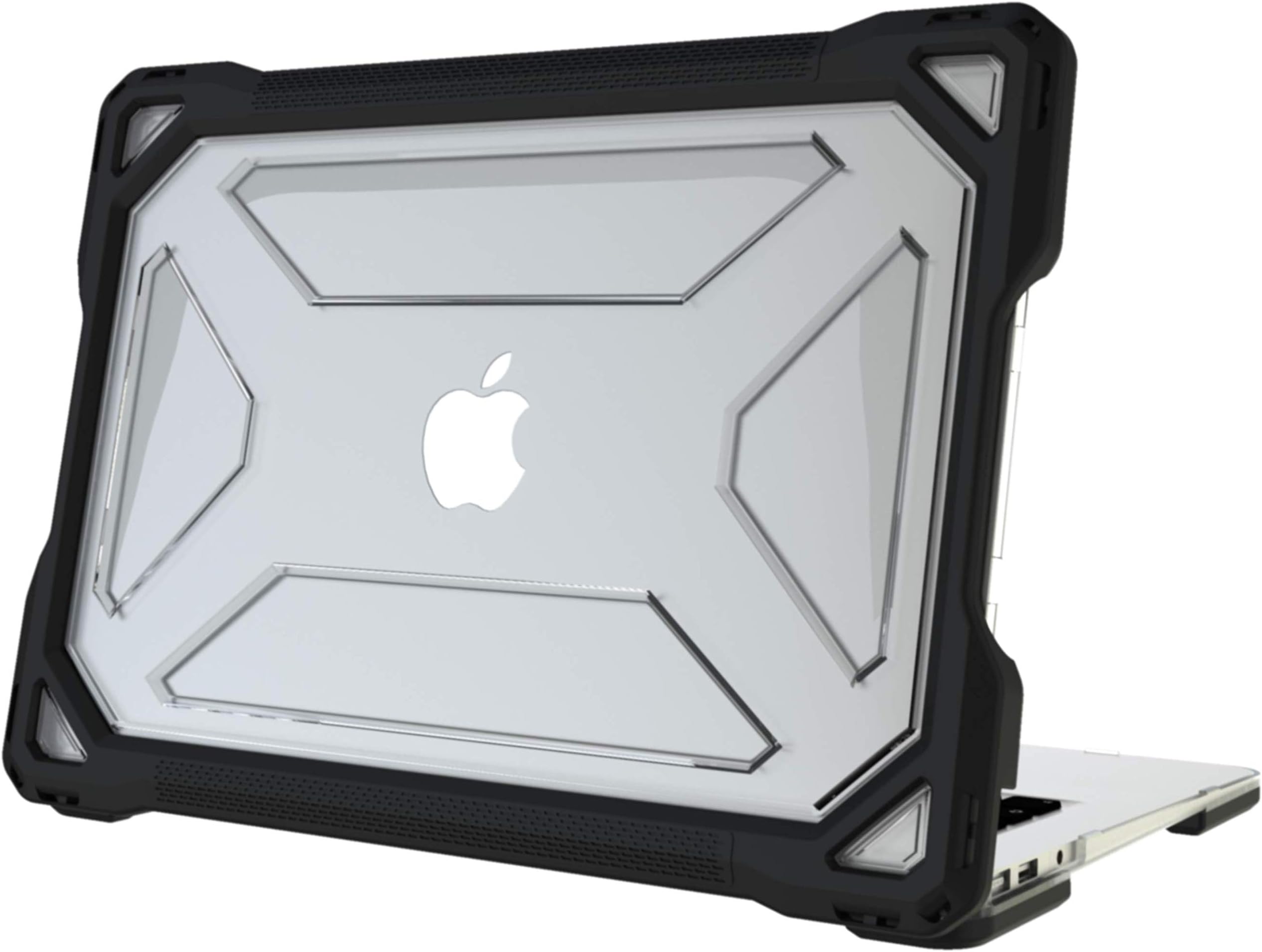 Hard Shell Case for Apple MacBook Air 13.3 inch A1466 / A1369 Laptop, Full-Body Rugged Protective Clear Cover with Reinforced Corner Drop Protection