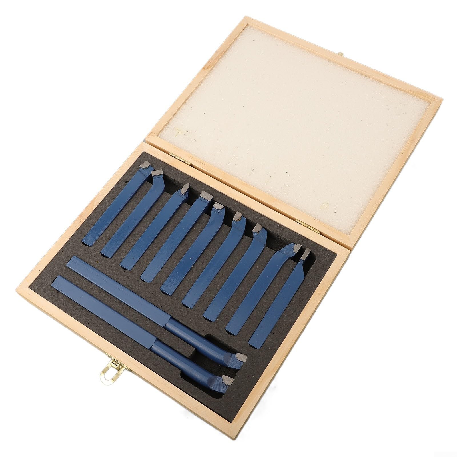 Juego Herramientas Torno 11Pcs Carburo 10mm Corte Metal(12x12mm)