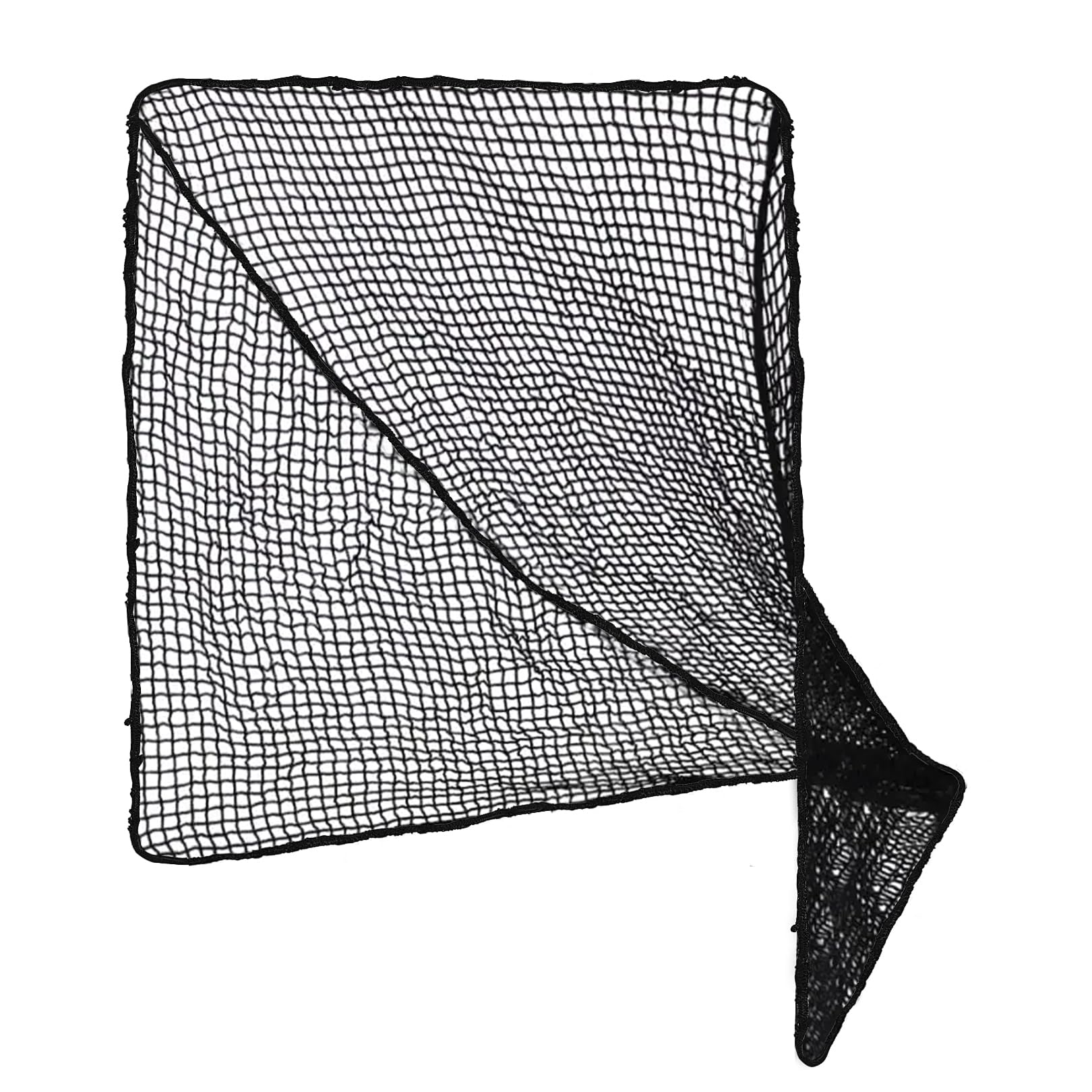Aoneky Lacrosse Goal Net Replacement 6x6 Feet, Woven Knotless Polyester Net for Backyard and Training Use, Fits 6x6x6 and 6x6x7 Lacrosse Goal Frame, White Replacement Mesh Only