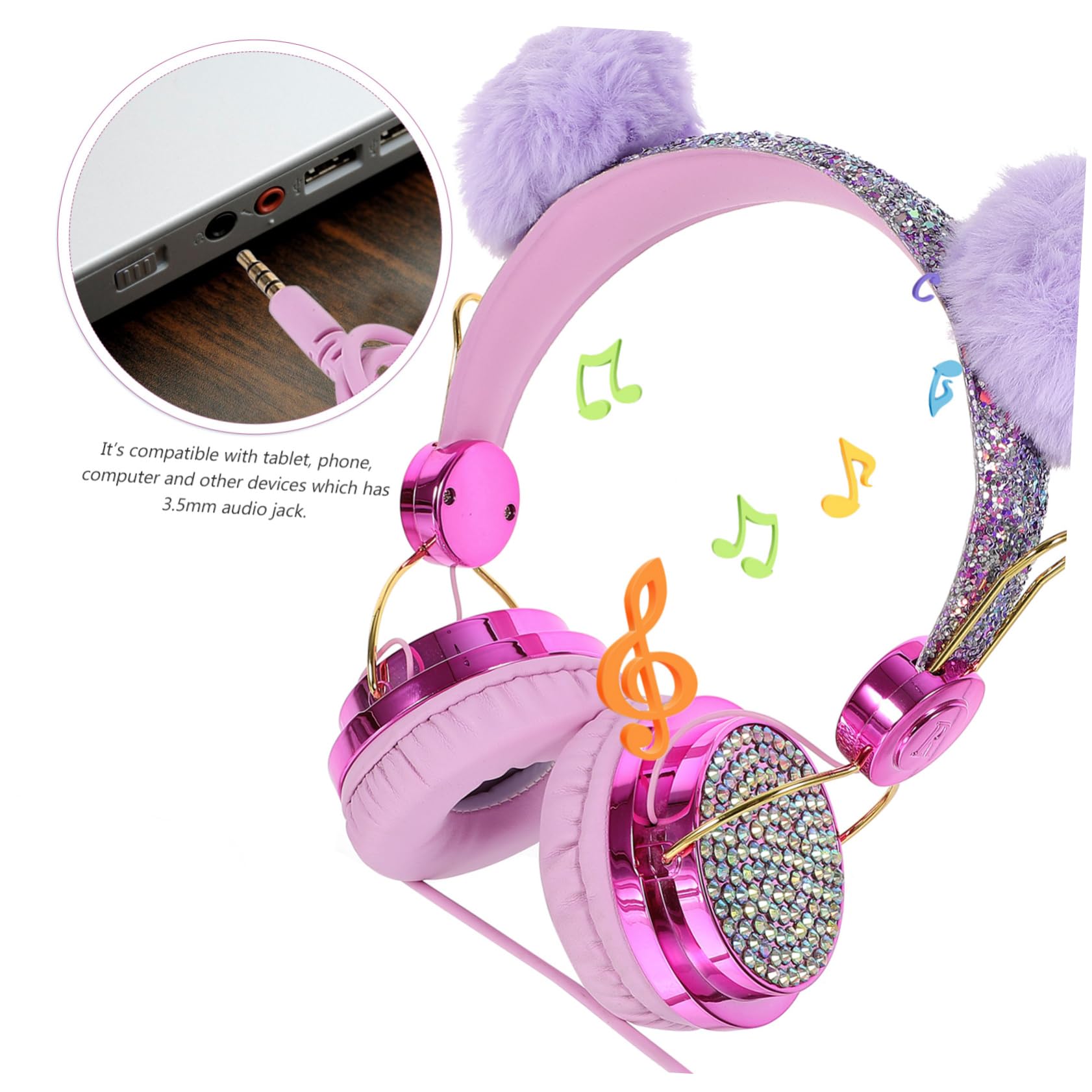 OSALADI 3 Auriculares con Cable para Niños con Control De Volumen para La Escuela.