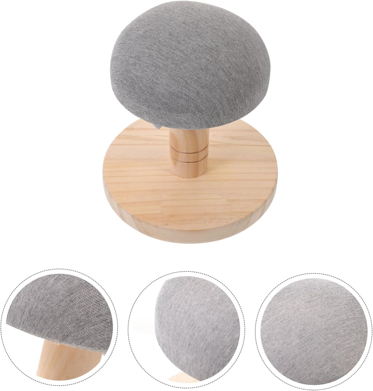 PRETYZOOM Small Household Ironing Stool for Bras and Hats Ironing Board with Heat Resistant Surface for Sleeves and Small Areas Lightweight and Easy to Use