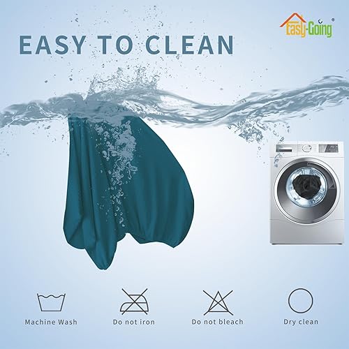 Vista 504 de Easy-Going - Funda de cojín elástica para sofá, funda de cojín protectora para asiento de sofá, suave, flexible con parte inferior elástica