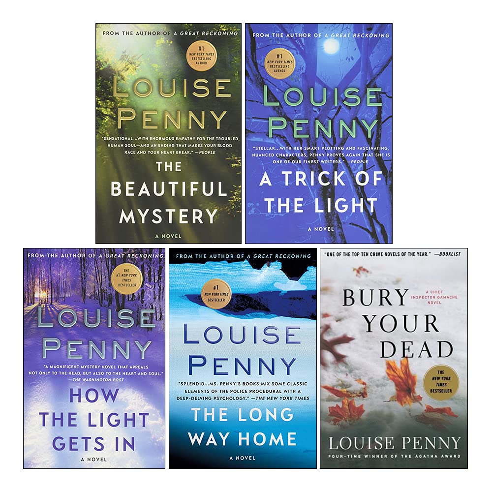 The Chief Inspector Gamache Series Books 6 - 10 Collection Box Set by Louise Penny (Bury Your Dead, A Trick Of The Light, Beautiful Mystery, How The Light Gets In & Long Way Home)      Paperback – January 1, 2021