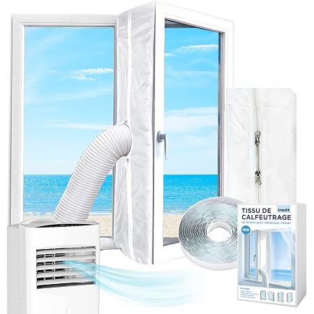 400CM Joint De Fenêtre Pour Climatiseur Mobile, Kit De Calfeutrage Climatiseur Mobile Pour Fenetre Fonctionne Avec Toutes Unites De Climatisation Portable Et Seche Linge Installation Facile 400cm 87981368