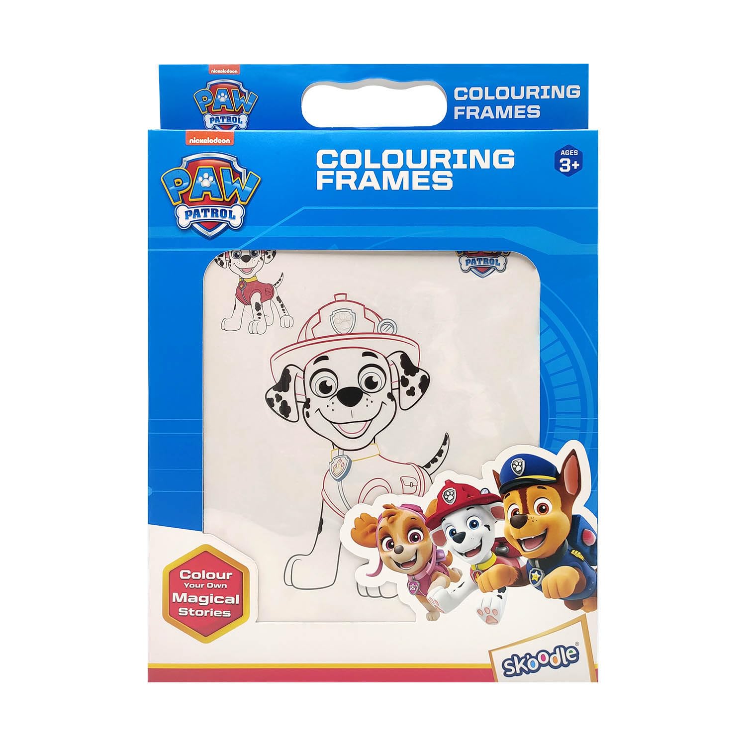 Skoodle Paw Patrol Colouring Frames for Kids - DIY, Fun Filled Colouring/Painting Sheets, Specially Crafted to Enhance Play & Colouring Experience (6 Sheets + 12 Color Sticks + 6 Strings) (B0B14ZW2XF) Amazon Price History, Amazon Price Tracker