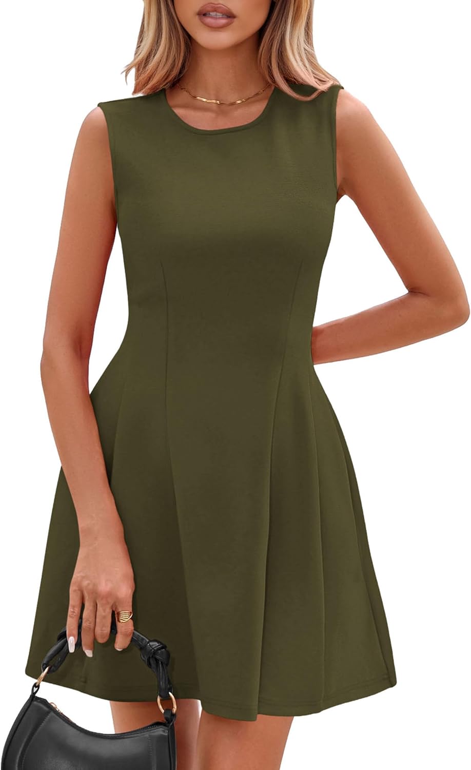 PRETTYGARDEN Summer Dresses for Women 2026 Elegant Classy Spring A Line Business Casual Work Graduation Cocktail Short Dress - Image 5