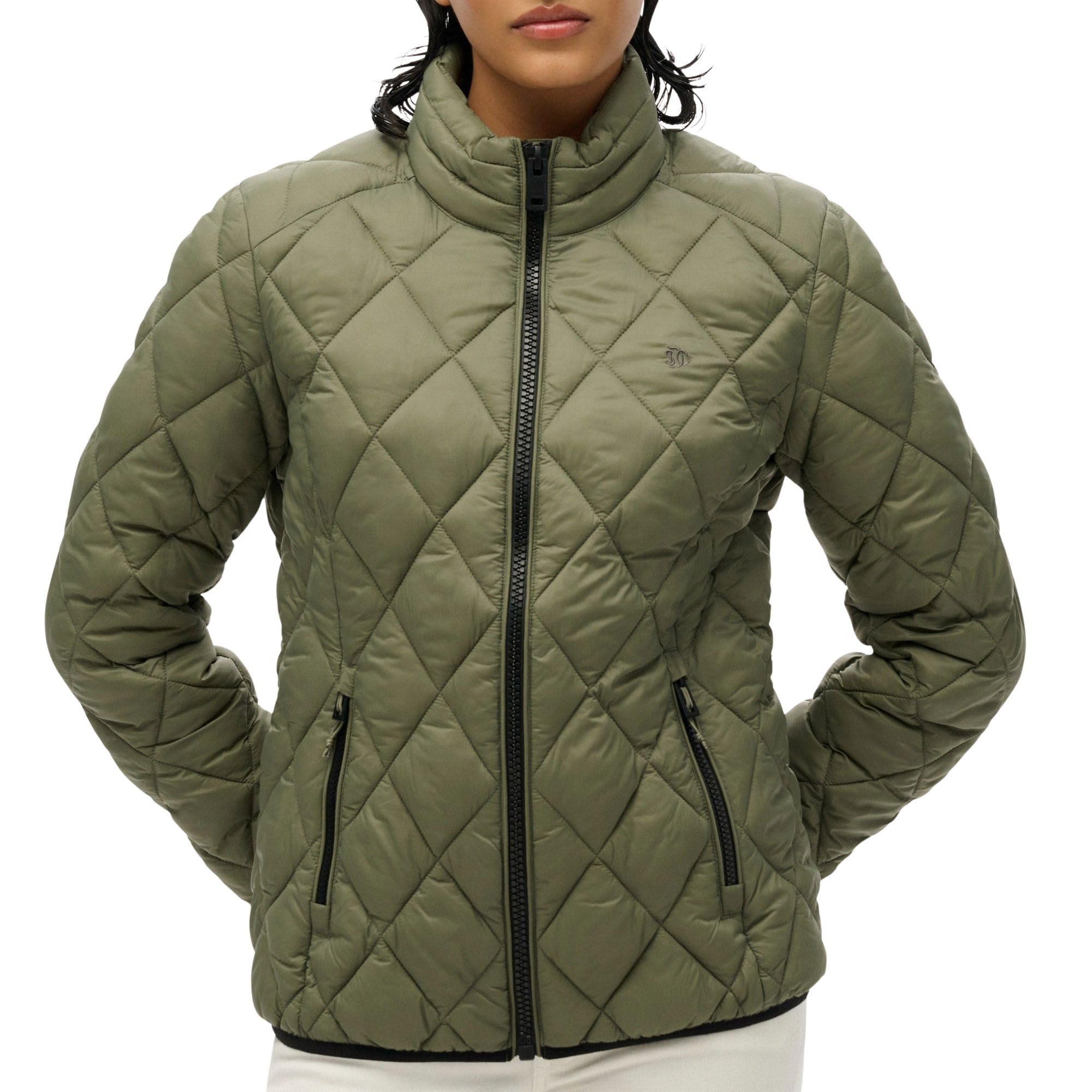 Superdry Diamond Fuji Lite Padded Jacket S Green