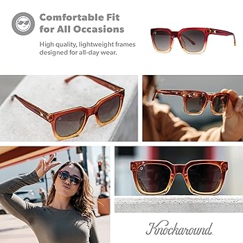 Amazon.com: Knockaround Songbirds Polarized Sunglasses for