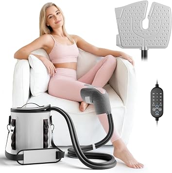 Medical-Grade Cold Therapy Machine with Timer, Ice Machine for Knee After Surgery, Cold Compress Ice Pack Wrap, Ice Water Circulator, Hip, Ankle and Shoulder, Replacement Recovery AidsKnee