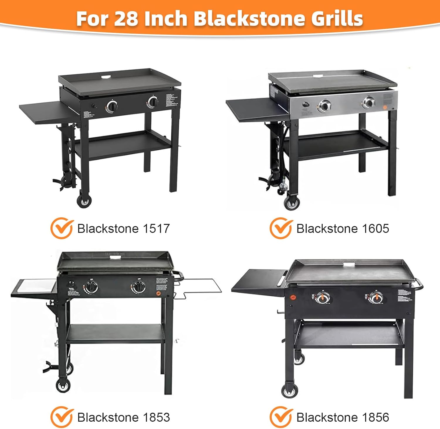 Griddle Lid for 28" Blackstone Griddle, Hard Cover with Durable Handle – Heat Retaining, Fits 28" Griddles Models 1517, 1853, 1605, 1803, 1839, 1856, 1885, 1924, 1983, 2094, 2137, 2145