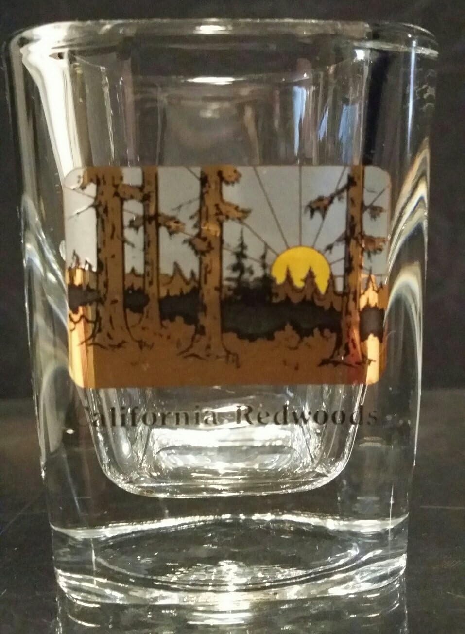 California Redwoods Shot Glass, California Shot Glass