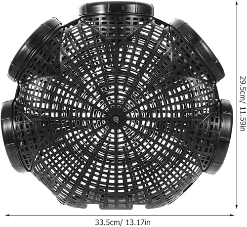 Miniatura 3 de Trampa portátil para cangrejos reutilizable, jaula de pesca para cangrejos, camarones de cangrejo, trampa de malla duradera para pesca de agua dulce