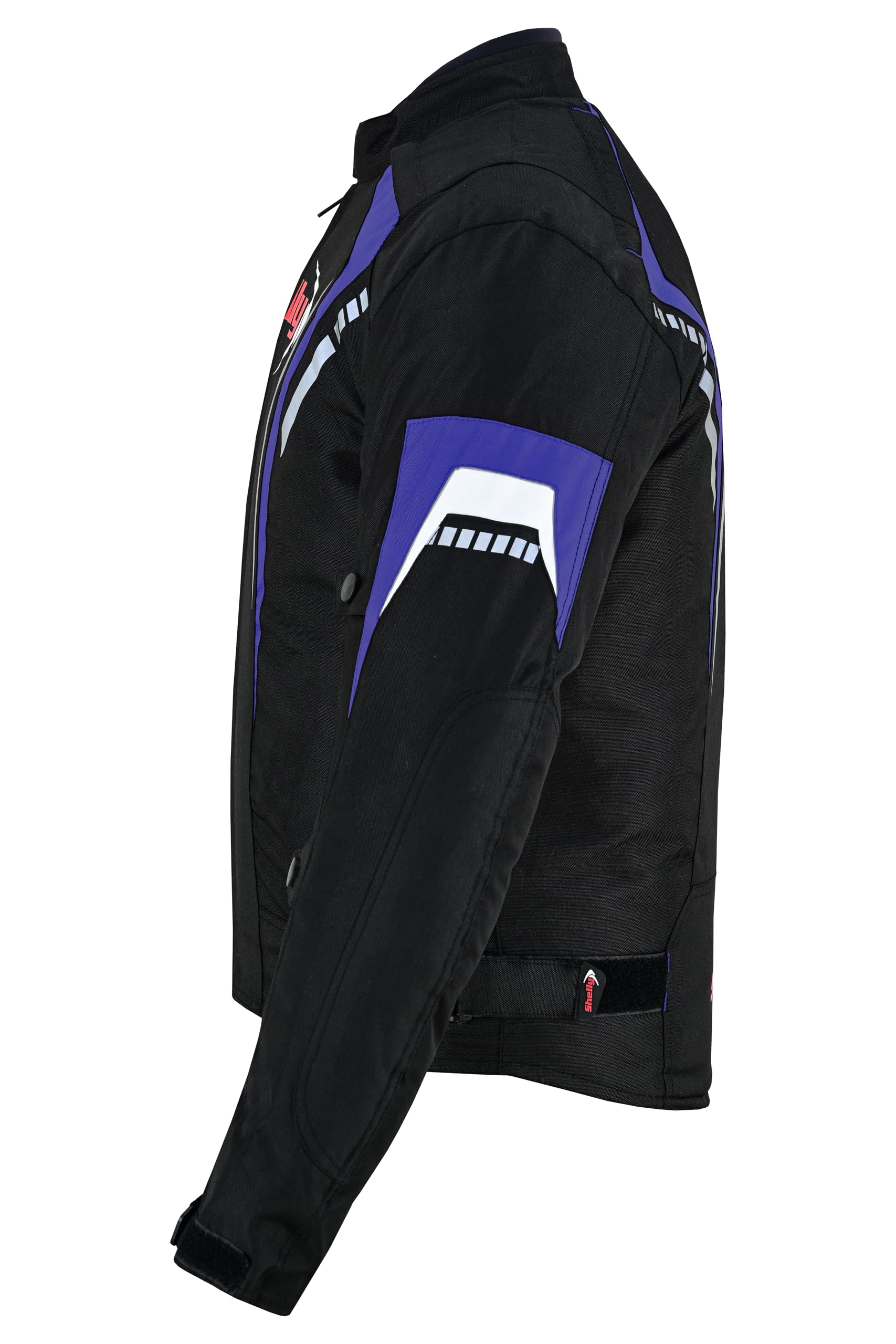 Shelly - Chaqueta de motocicleta prémium para hombre, para aventura/turismo, con tela Cordura, para verano, invierno, resistente al viento, para carreras y equitación