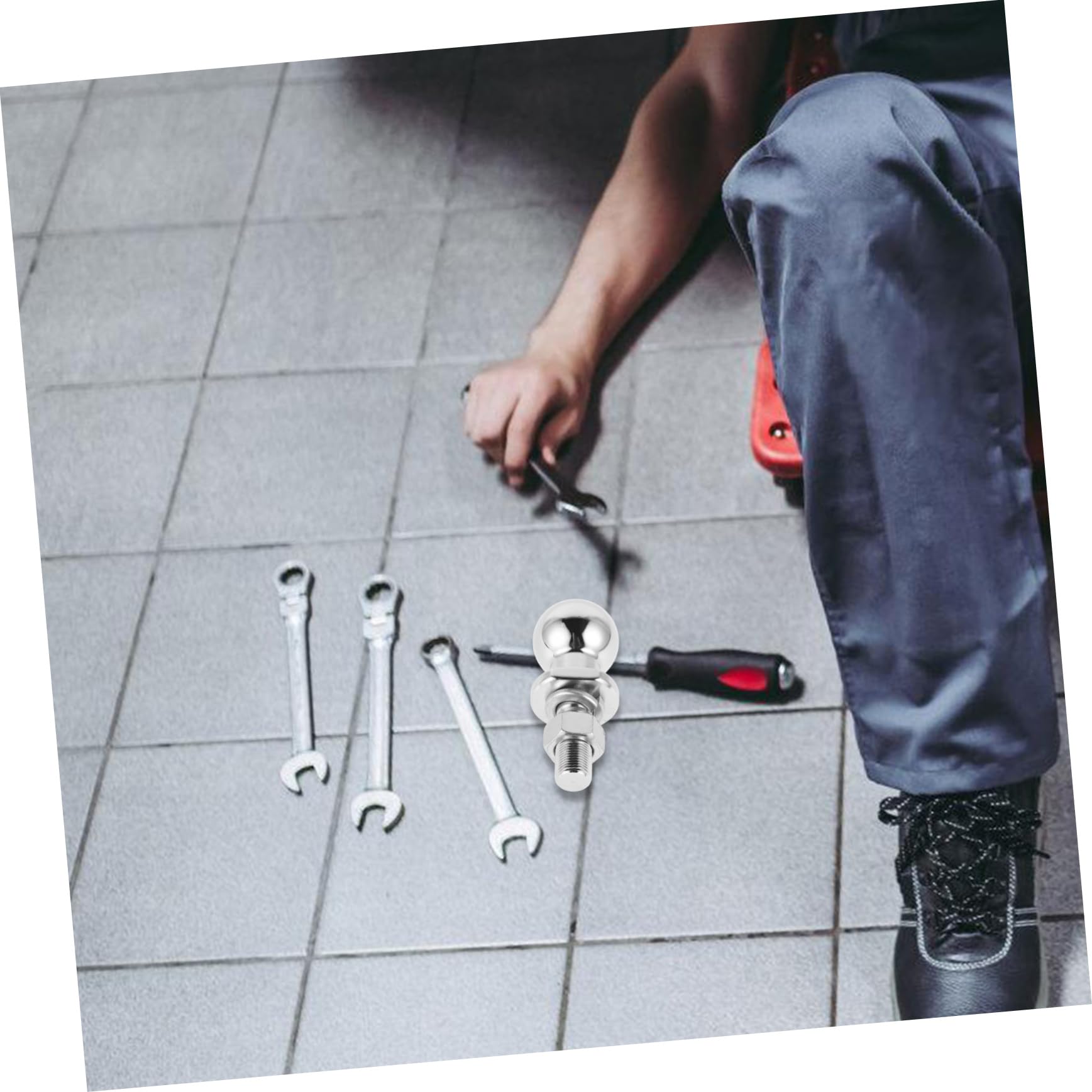 Silber Anhängerkupplungskugel Lbs aus Metall, Zoll, 1-7/8