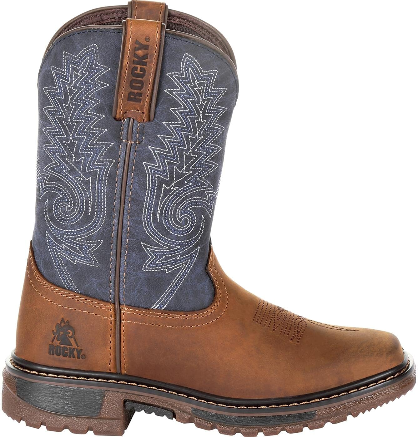  | Rocky Big Kids' Ride FLX Western Boot Size 6.5(M) | Boots