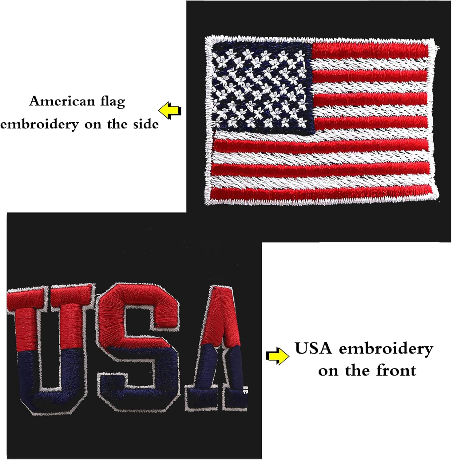 American Flag Baseball Caps Embroiderred USA Flag Patriotic Dad Hat Adjustable Trucker Hats for Men Women - Image 6