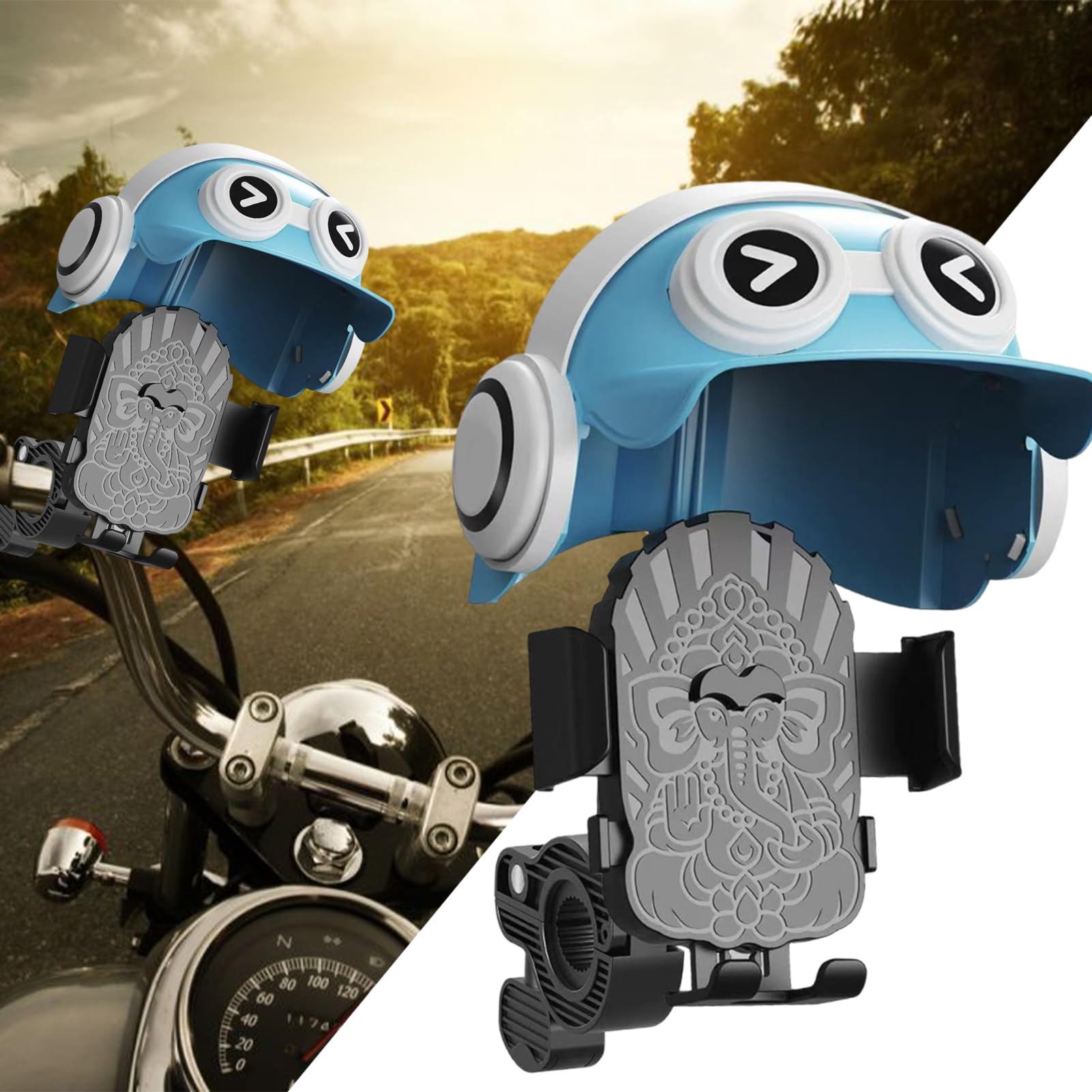 Ahuuen Porta Cellulare Per Bici,Supporto Per Telefono Per Bicicletta Con Casco | Accessorio Ciclismo per Registrazione Video Visualizzazione GPS Chiamate Live Streaming Viaggi Ahuuen Porta Cellulare Per Bici,Supporto Per Telefono Per Bicicletta Con Casco | Accessorio Ciclismo per Registrazione Video Visualizzazione GPS Chiamate Live Streaming Viaggi