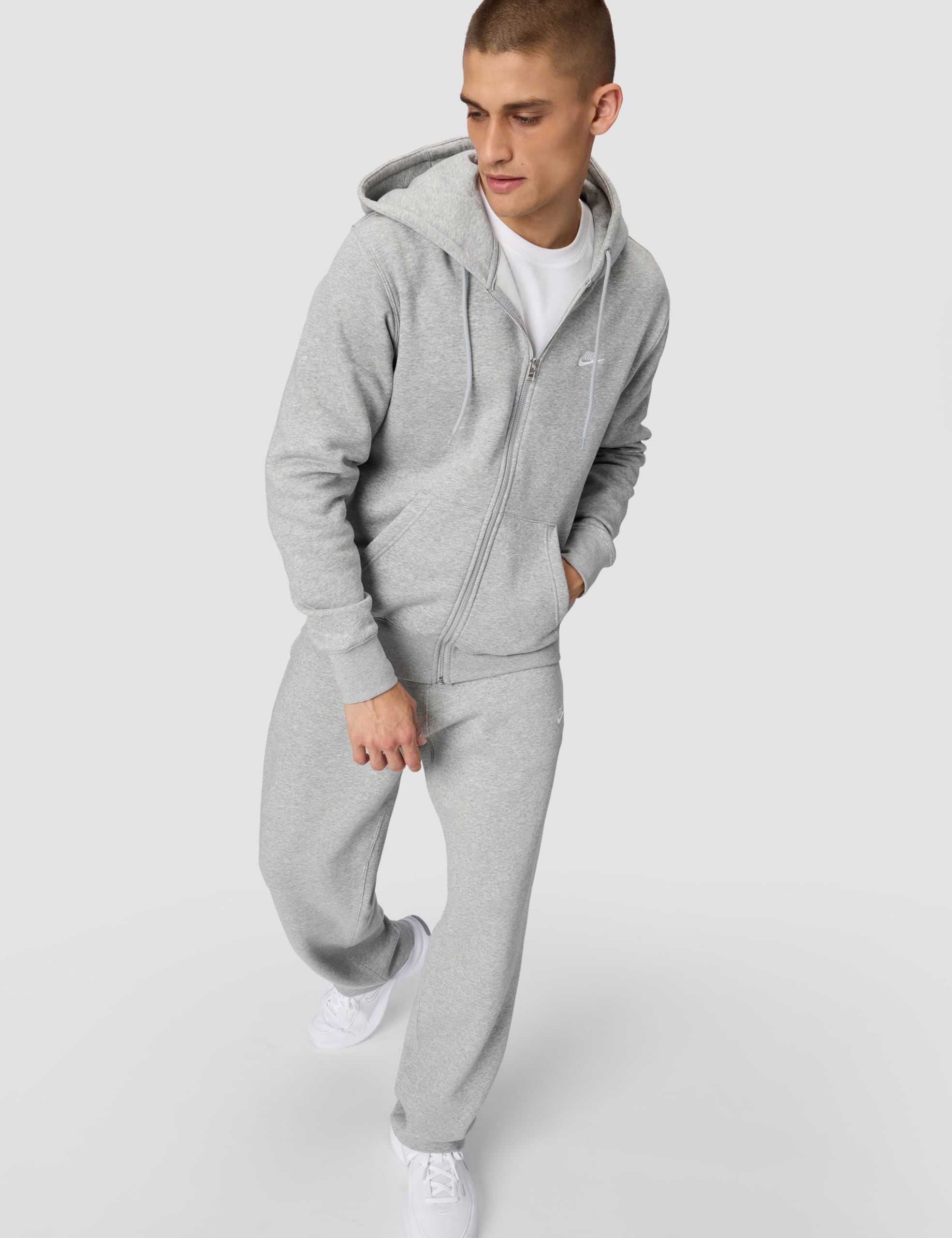Nike Nike Club Sweat À Capuche en Tissu Fleece À Zip pour Homme Sweatshirt Homme (Lot de 1)